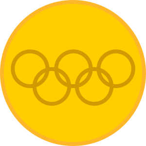 https://upload.wikimedia.org/wikipedia/commons/thumb/1/15/Gold_medal.svg/300px-Gold_medal.svg.png
