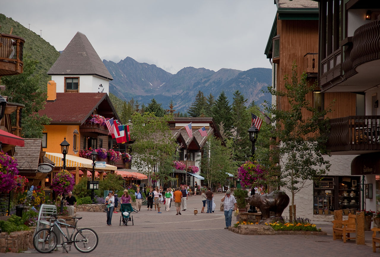 Gore Creek Drive in Vail Village