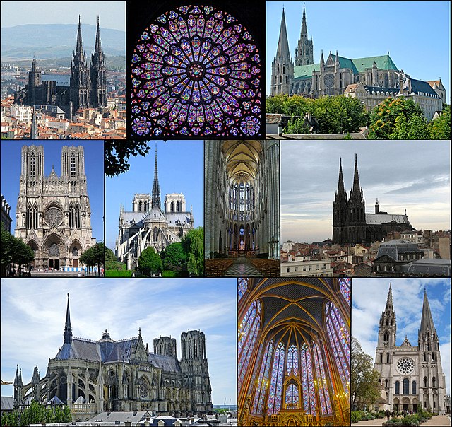 French Gothic architecture - grand master pieces of architecture, art and engineering