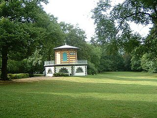 Grüneburgpark park in Frankfurt, Germany