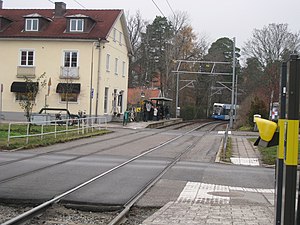Höglandstorget spårvagnshållplats, kvarter Dikten, 2019.