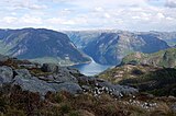 Høgsfjorden ja Frafjorden Gjesdalissa
