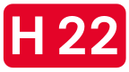 Autobahn H22 Schild}}