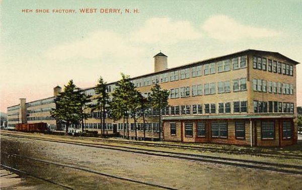 HEH Shoe Factory in 1909