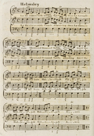 <span class="mw-page-title-main">Lo! He comes with clouds descending</span> Christian hymn written by Charles Wesley