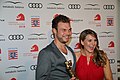 Matthias Lawetzky und Luise Bähr beim Hessischen Film- und Kinopreis 2018
