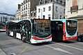 * Nomination Bus in Vannes --Billy69150 18:23, 16 November 2017 (UTC) The current left crop is not convincing, can you please expand it a bit or crop the but on the left further? Poco a poco 19:00, 16 November 2017 (UTC) Sorry I can't, it's the original picture :( --Billy69150 18:28, 17 November 2017 (UTC) That's why my second proposal is that you crop the left side a bit, so that the left bus is not just cropped at the border Poco a poco 18:44, 17 November 2017 (UTC)  Done --Billy69150 10:47, 19 November 2017 (UTC) * Promotion Good quality. --Poco a poco 20:34, 20 November 2017 (UTC)