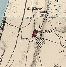 Serie di mappe storiche per l'area di Ijlil al-Shamaliyya (1870) .jpg