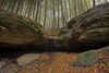 Hollow stone in the Huettlenwaldschlucht near Spiegelberg.jpg