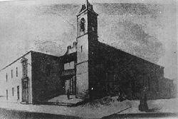 The Hospital de San Felipe in Havana (in 1900), a healthcare educational facility built by the religious order San Juan de Dios in the mid-19th century HospitalSanFilipe.jpg