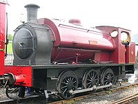 Hunslet saddle tank Jessie at Embsay.jpg