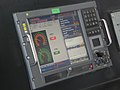 Panell de control amb pantalla tàctil de la fragata INS Shivalik
