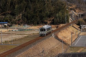 井原線で使用されるIRT355形（小田 - 早雲の里荏原間）