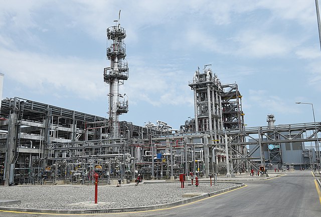 A SOCAR Polymer polypropylene plant in Sumgayit, Azerbaijan