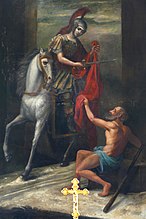 Tableau du maître-autel "La charité de Saint-Martin" (1833)