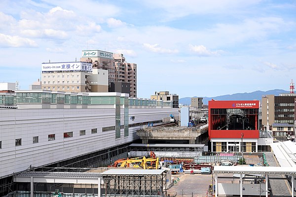 Fukui Station in July 2018