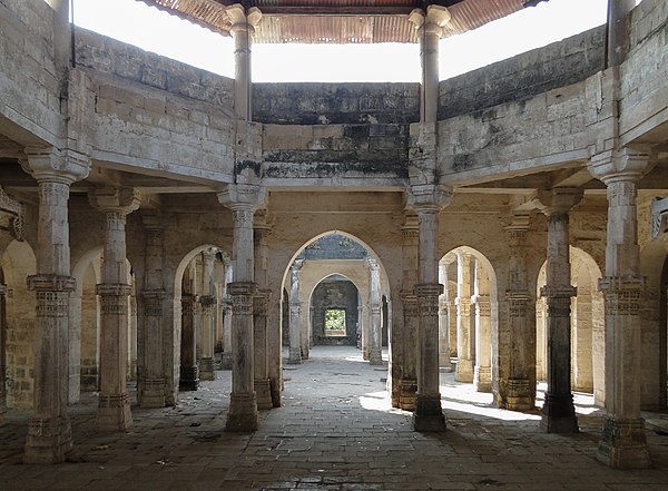 Jama Masjid of Uparkot at Junagadh was built by Begada
