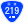 国道219号標識