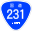 Japanese National Route Sign 0231.svg