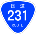 National Route 231 shield