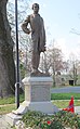 Jefferson Davis, Statue on his gravestone in the Hollywood Cemetery in Richmond Virgina. By George Julian Zolnay (1863-1949). Dedicated Nov 9, 1899[53]