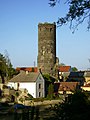 Castle tower in Jenštejn