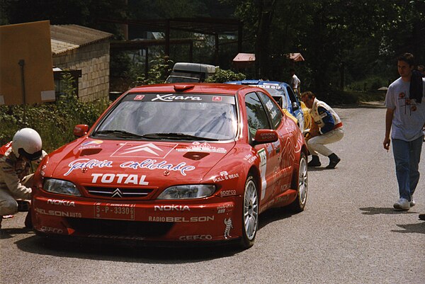 Jesús Puras with a Citroën Xsara Kit Car