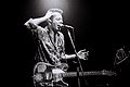 Joe Strummer, backing with the Pogues in Japan