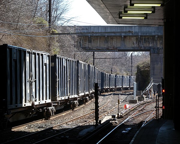 Freight in Bergen Hill Cut