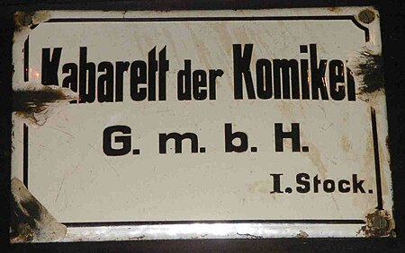 Kabarett der Komiker