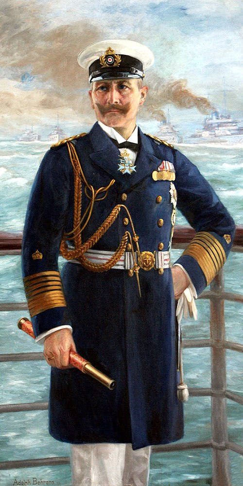 Wilhelm II in German Admiral's uniform in 1913