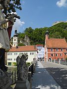 Kallmünz - Kirche St.Michael,Burgruine.JPG