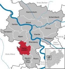 Plan Kamp-Lintfort