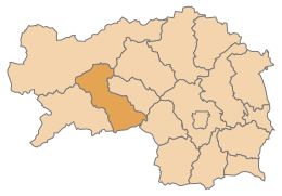 Judenburg District - Harta