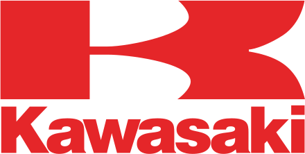 Vertical version of the Kawasaki logo