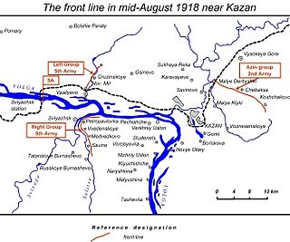 <span class="mw-page-title-main">Kazan Operation</span> 1918 Red Army offensive during the Russian Civil War