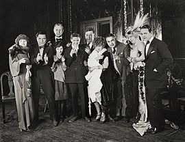 Agnew (far right) and cast members of Kick In (1922) Kick In (1922) 1.jpg