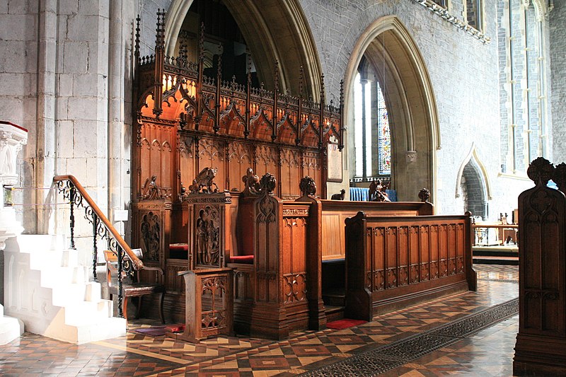 File:Kilkenny St Canice Cathedral Stalls 2007 08 28.jpg