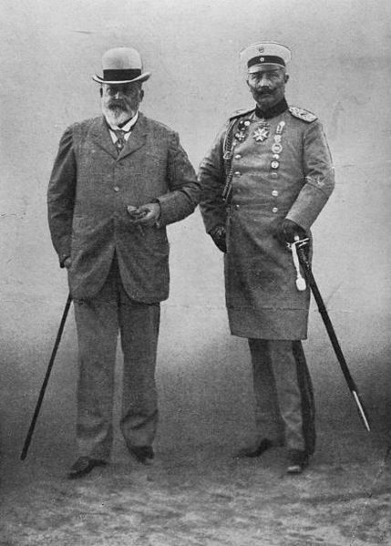 File:King Edward VII Kaiser Wilhelm II Berlin circa 1908.jpg