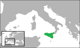 Regno di Sicilia - Localizzazione