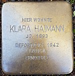 Stolperstein Klara Haimann