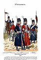 Pruscy „bośniacy” w mundurach zimowych (1792)