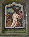 Fünfte Kreuzwegstation, Simon von Cyrene hilft Jesus das Kreuz tragen