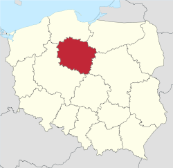 Voivodato della Cuiavia-Pomerania - Localizzazione