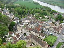 La Roche-Guyon seen from the top of the donjon