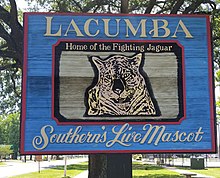 This sign remains near Lacumba's campus home LacumbaSign.jpg