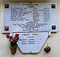 Lapide per i partigiani e i civili morti a Santa Maria l'8 maggio 1944