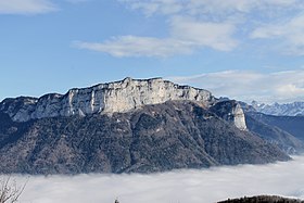 Le mont Téret vu depuis le sud.