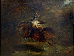 Lénore. Les morts vont vite, début du XIXe siècle, Ary Scheffer.