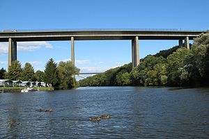 Lahntalbrücke Limburg: Brücke 1939 bis 1945, Brücke 1949 bis 1962, Brücke 1965 bis 2016